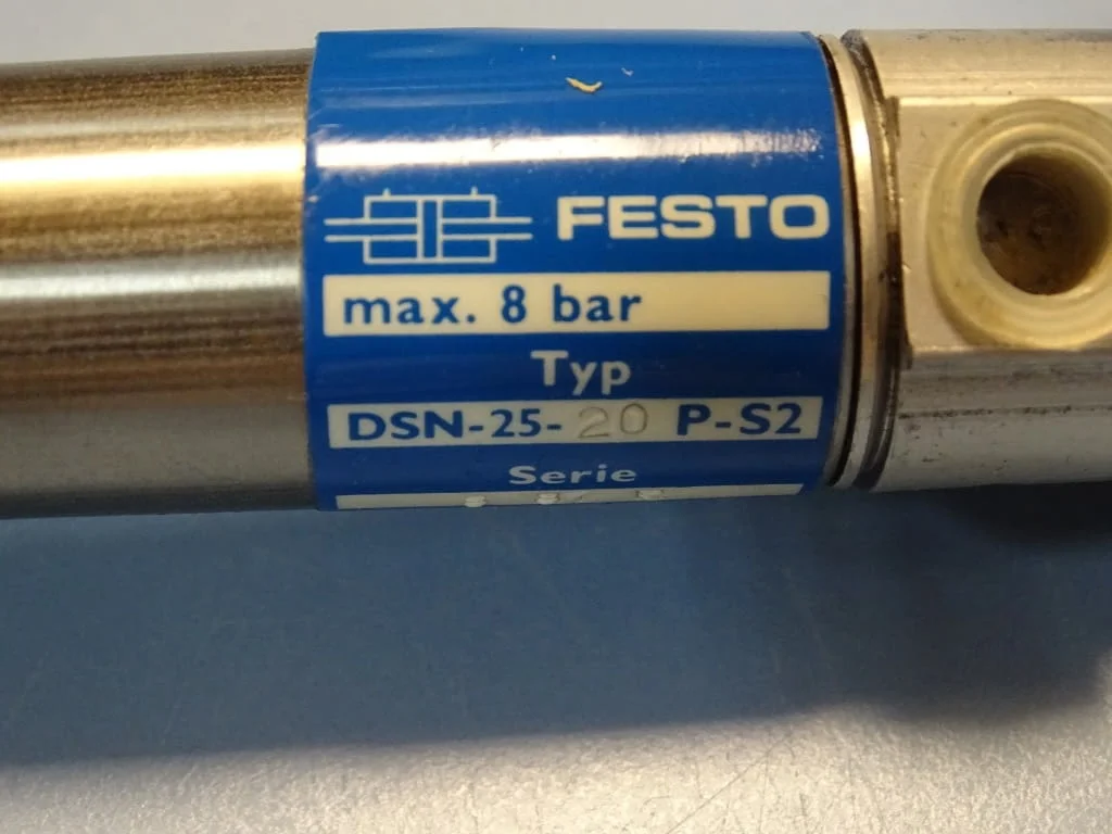Пневматичен цилиндър двойнодействащ Festo DSN-25-20P-S2 pneumatic cylinder — снимка 3