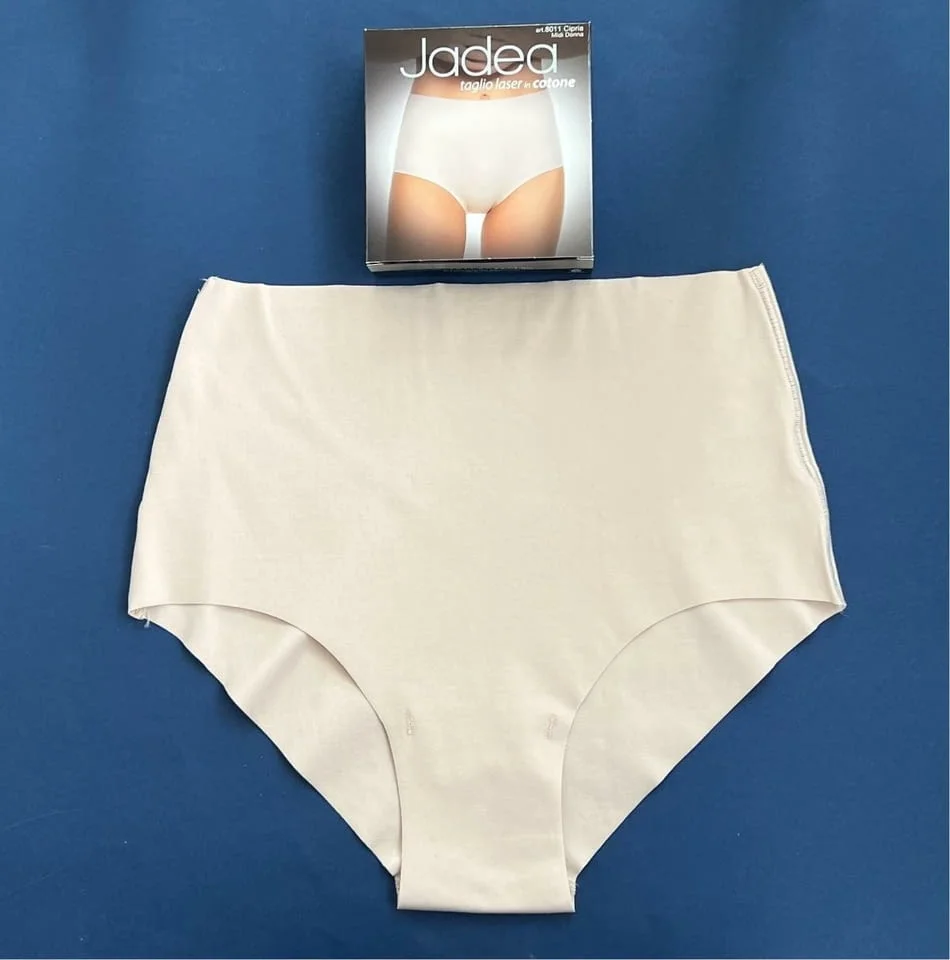 Jadea S, M, L, XL черни, бежови памучни безшевни бикини с нормална талия безшевно бельо Жадеа — снимка 6