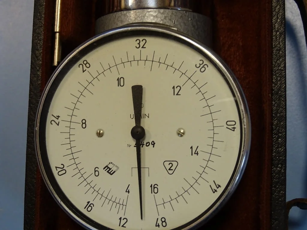 Оборотометър механичен VEB Hand-Tachometer Hmin-1 — снимка 3