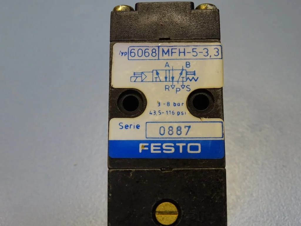 Пневматичен разпределител Festo MFH-5-3.3(6068) pneumatic directional control valve — снимка 4