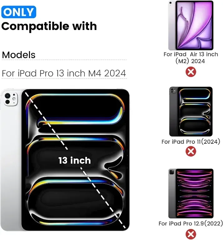 Калъф с клавиатура Nillkin за iPad Pro 13(2024), тракпад, подсветка — снимка 2