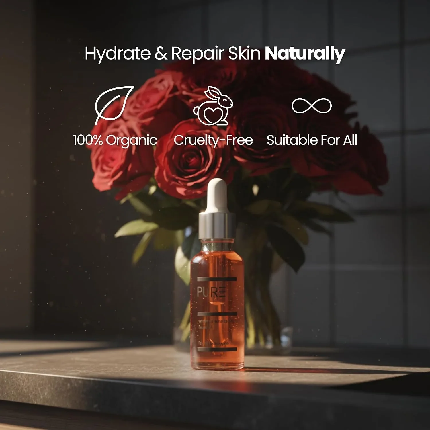 PURE Organic Rosehip Oil – Био масло от шипка за лице (за всички типове кожа) — снимка 5