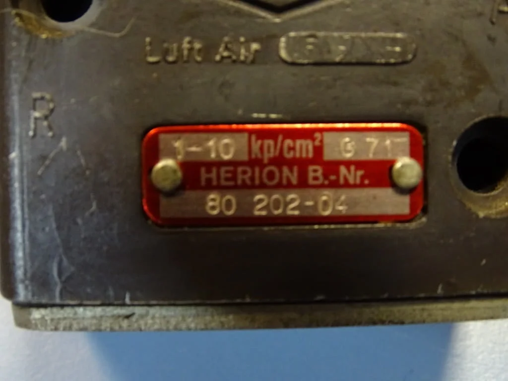 Пневматичен разпределител HERION 80202-04 Solenoid Valve 48VAC/24VDC — снимка 8