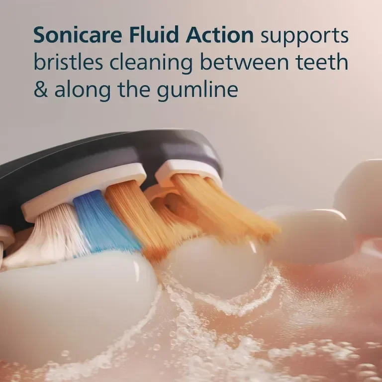Philips Sonicare A3 Premium All-in-One, Оригинални резервни глави, черни, 4 броя, HX9094/88 — снимка 6