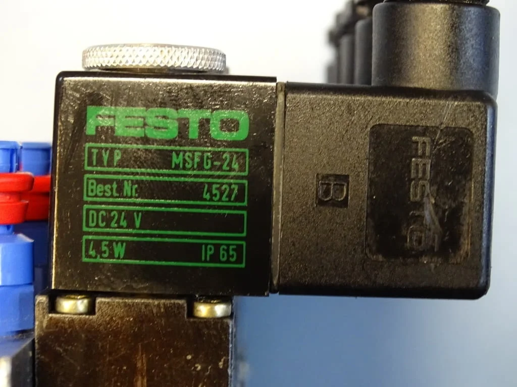 Пневматичен разпределител Festo MEH-5-33 Pneumatic Directional Control Valve 24VDC — снимка 6
