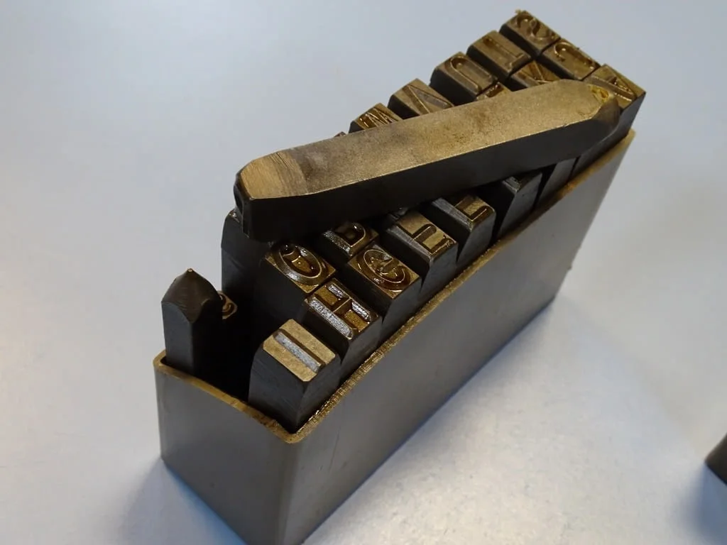Комплект шлосерски букви-латиница 10 mm Junior Steel Punch Marushin Kogyosha (A-Z) — снимка 3