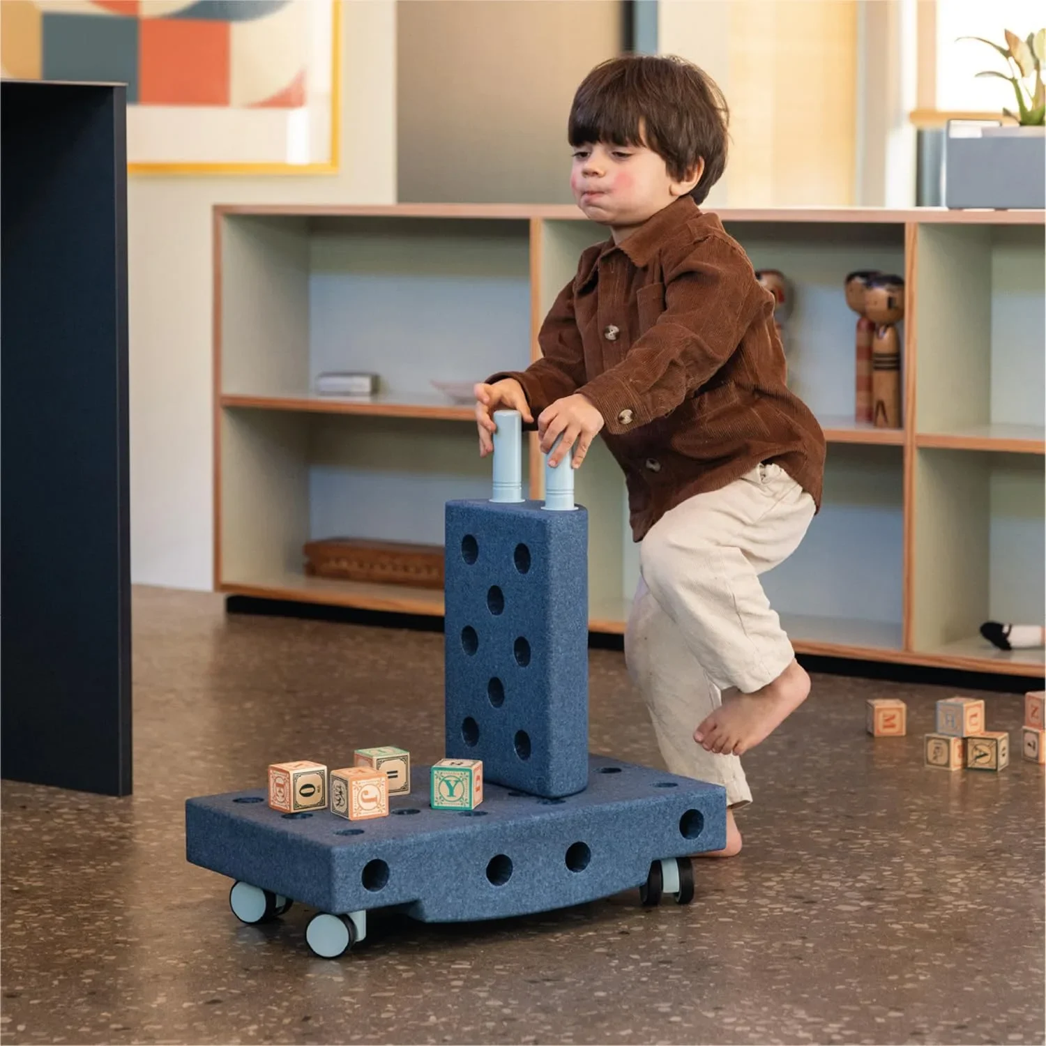 MODU Curiosity Set – модулна играчка за яздене, балансиране и комбиниране (14 части) — снимка 4
