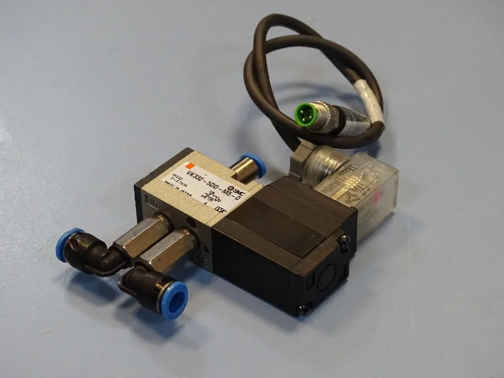 Пневматичен разпределител SMC VK 332-500-M5-0 solenoid valve 24VDC — снимка 3