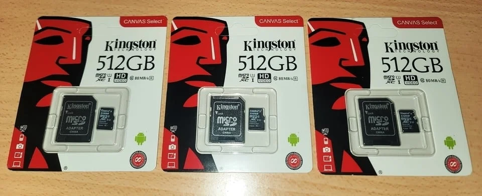 SD карта памет Kingston 512GB и адаптер с възможност за доставка до Speedy автомат за 1, 54 евро