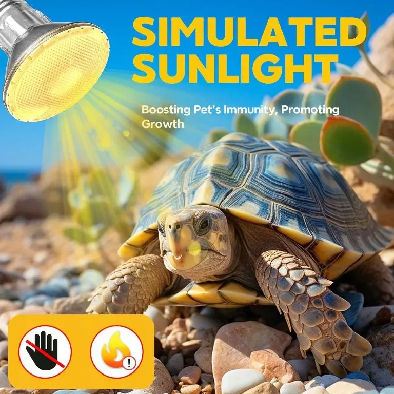 TobeBright 50 W крушка за нагряване на влечуги, крушка E27 с възможност за димиране, 2700К, 2 броя — снимка 2