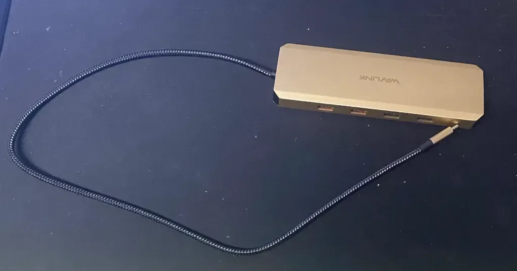 Докинг станция за лаптоп, WAVLINK 10G USB C хъб с двоен HDMI, 100W PD вход, 10Gbps USB-A/C 3.2 — снимка 6