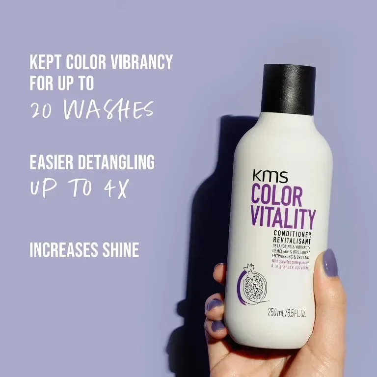 KMS ColorVitality балсам за боядисана коса, 750 мл, защита на цвета, блясък, хидратация