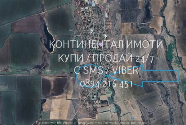 Код 63059. Дворно място 1600м2, с партиди за ток и вода, до ФЕЦове, близо да централния път в селото — снимка 2