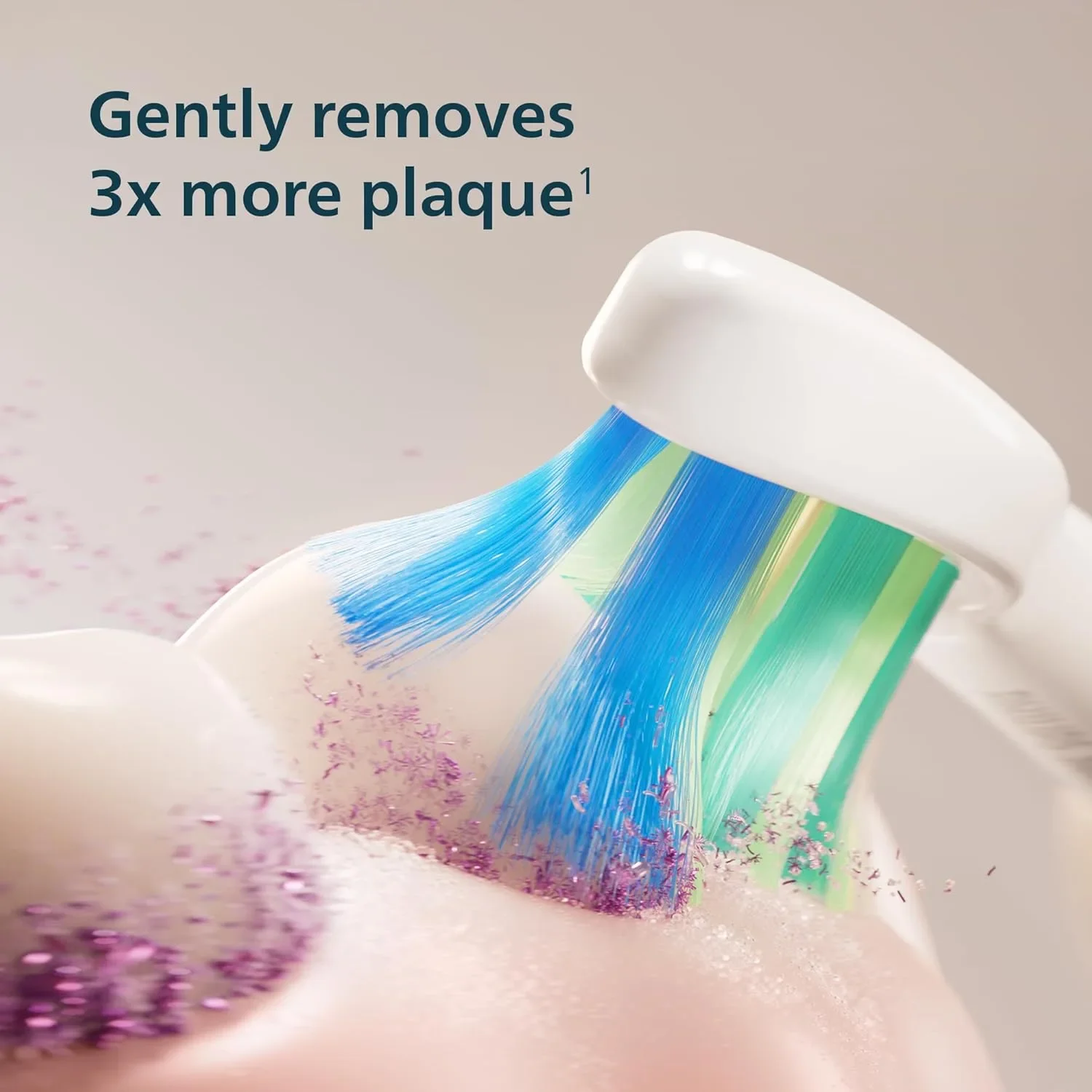 Philips Sonicare 2100 електрическа четка за зъби серия 2000 HX4023/03 с SmartTimer и зарядна стойка — снимка 3