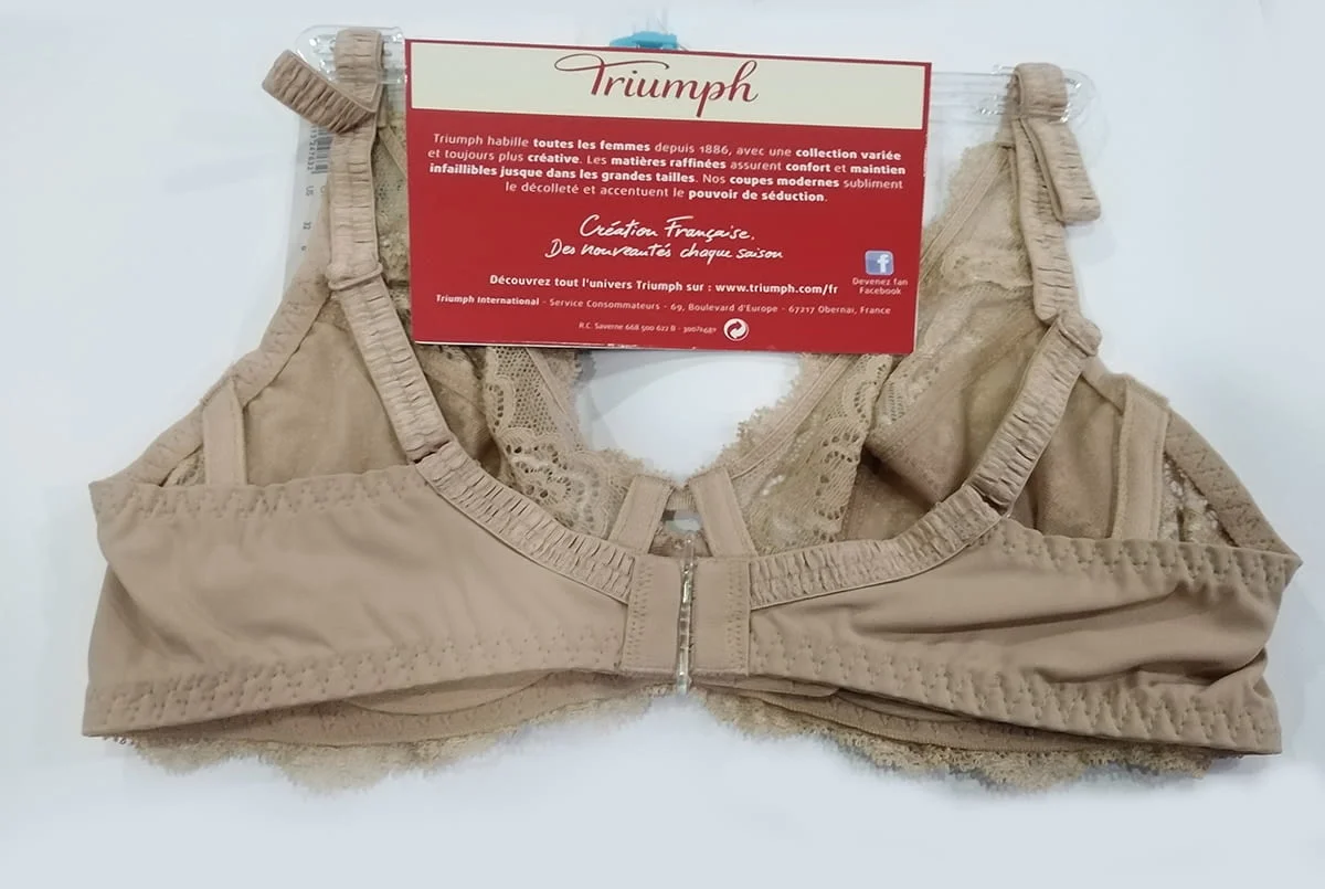 Triumph 70B, 80C, 85C, 75E телесен сутиен мека чашка с банели меки сутиени Триумф — снимка 3