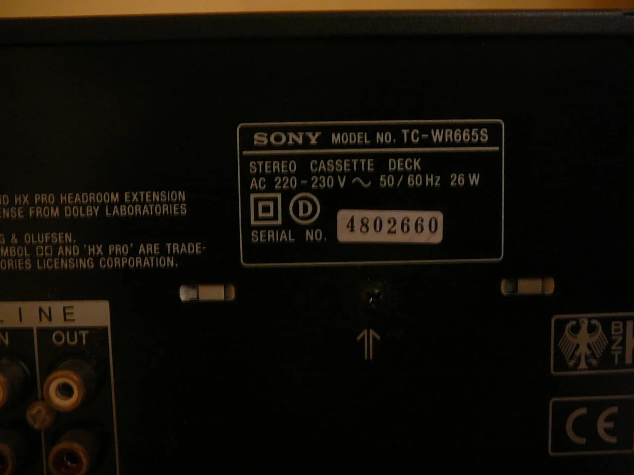 Sony tc-wr665s — снимка 8