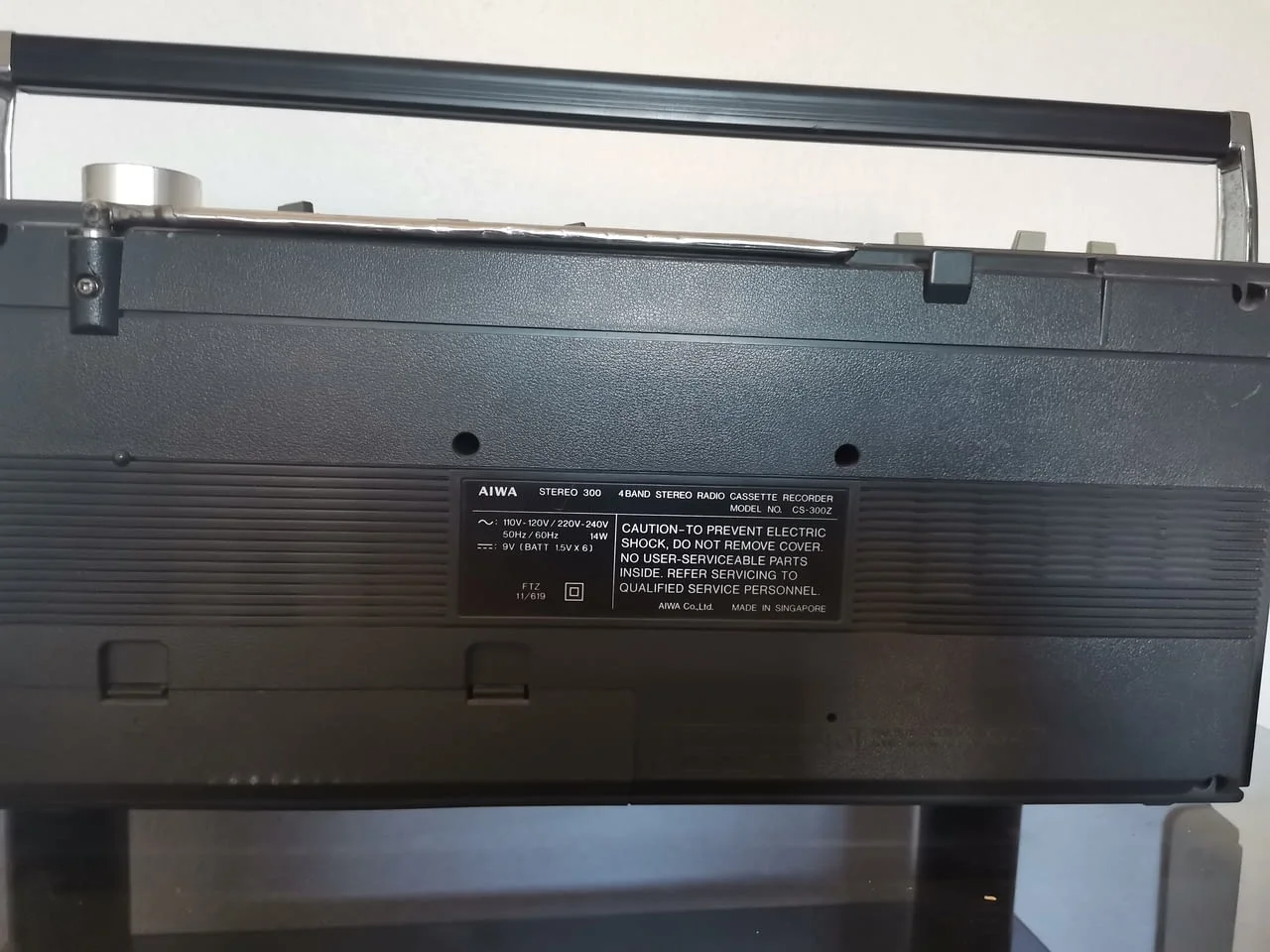AIWA STEREO 300 4 Band GhettoBlaster Radio Cassette — снимка 10