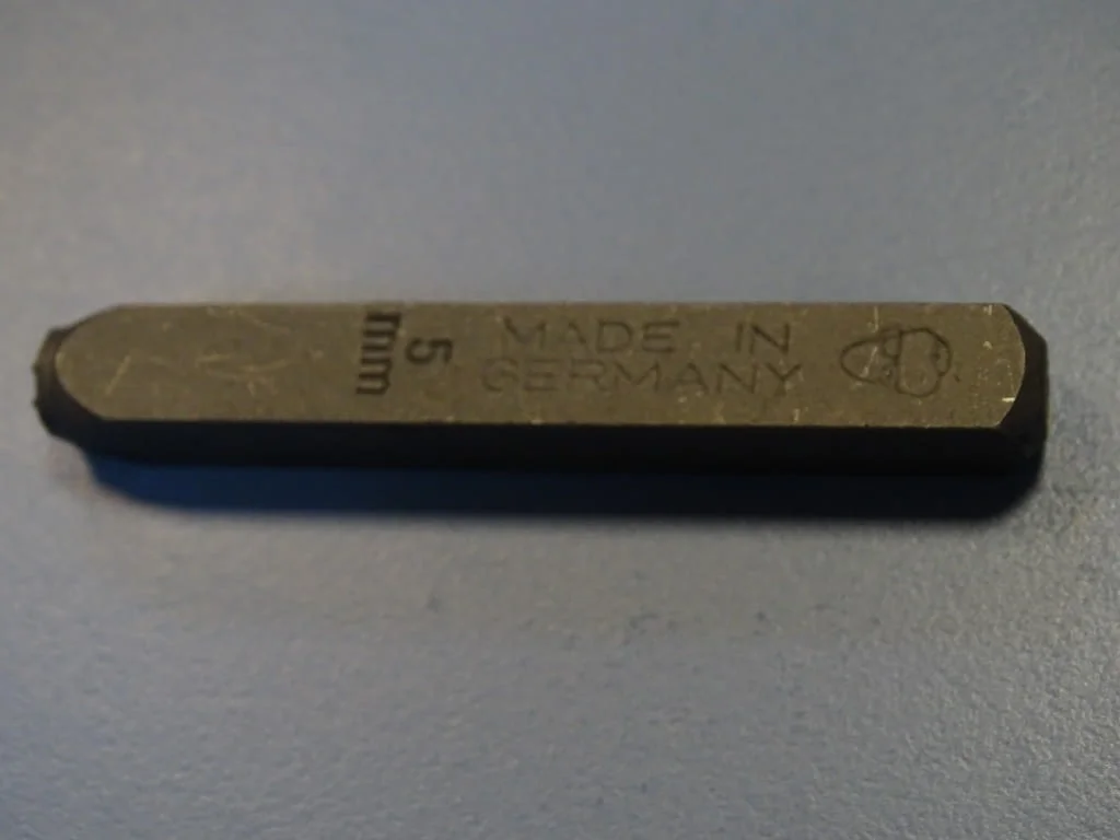 Комплект шлосерски букви-кирилица 5 mm Gravurem Cyrillic Alphabet (А-Я) 58-61 HRC — снимка 6