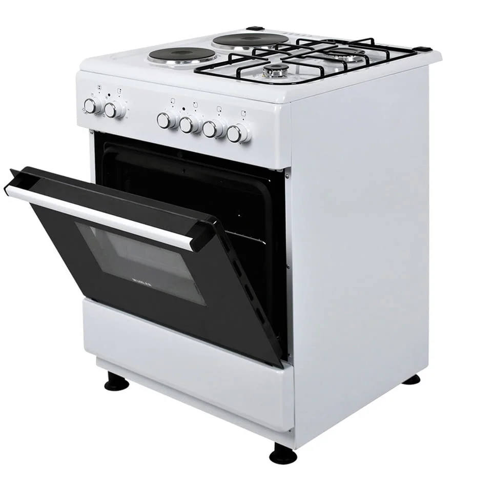 Голяма готварска печка Muhler ELC-600G, 2Г+2Е — снимка 3