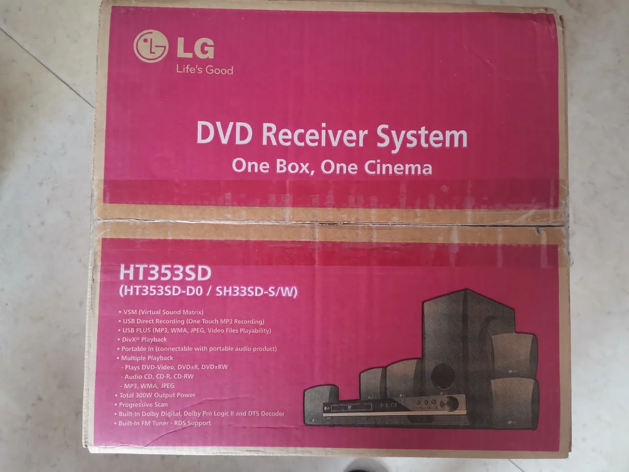 LG HT353SD 5.1 ch DVD Home Cinema System — снимка 2