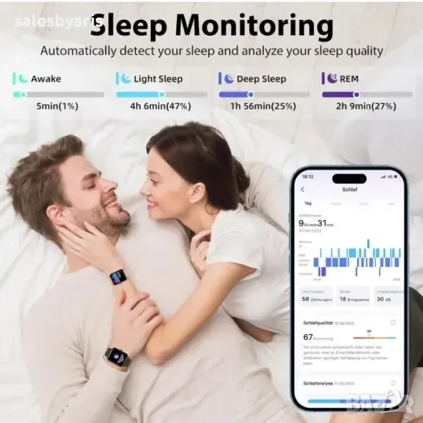 Смарт часовници с Alexa и Bluetooth: Спортни и водоустойчиви — снимка 6