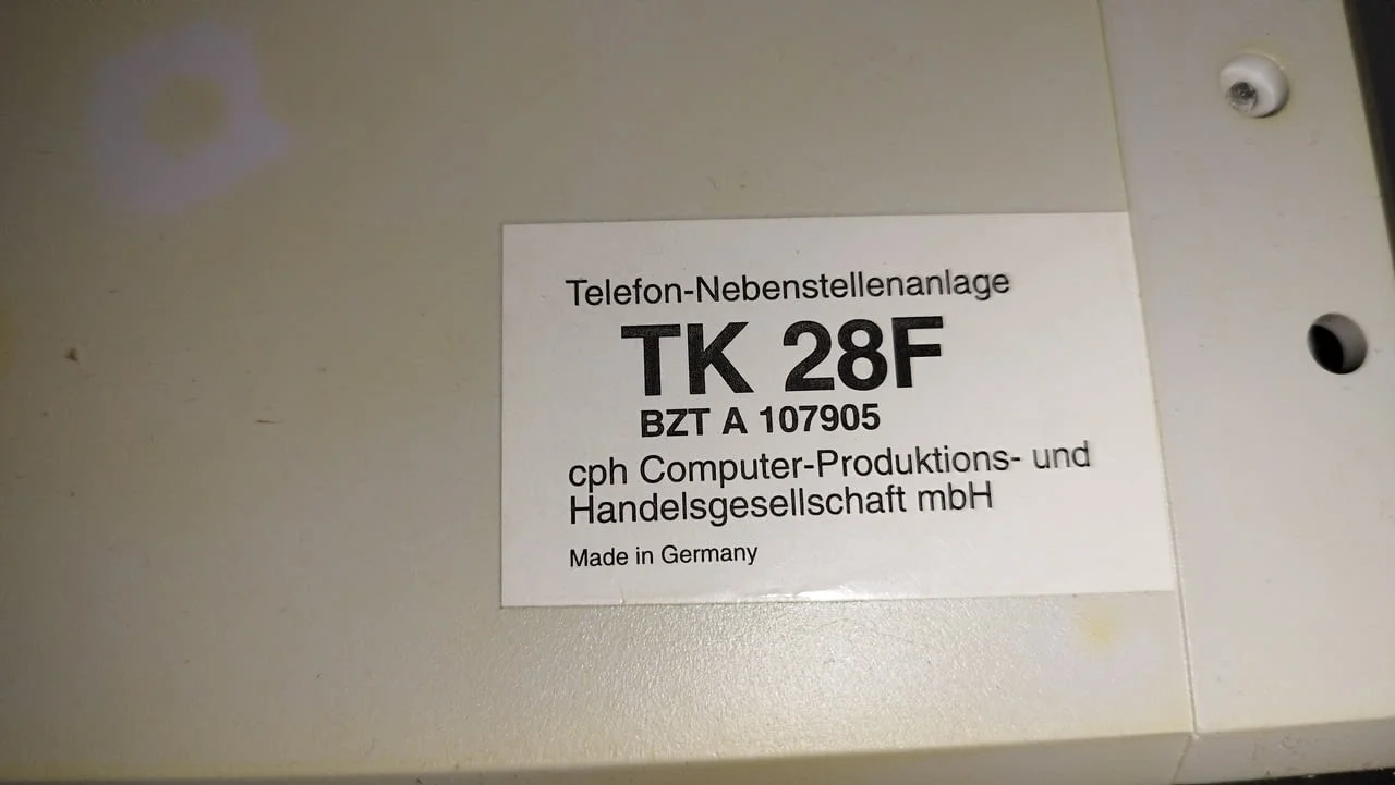 Телефонна централа немска аналогова - telefon nebenstellenanlage ТК 2/8F — снимка 4