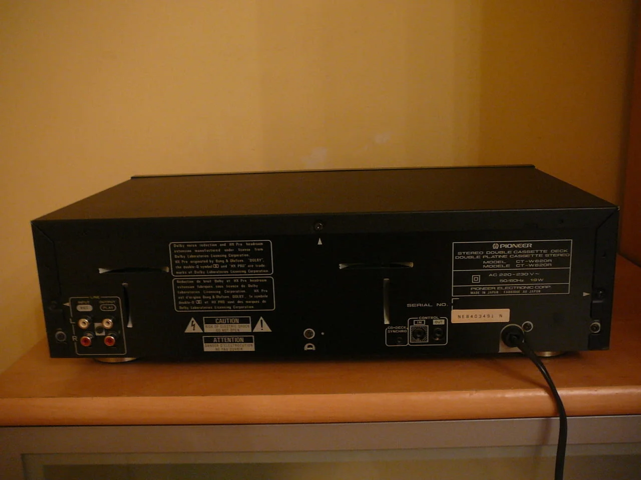 Pioneer ct-w620r — снимка 6