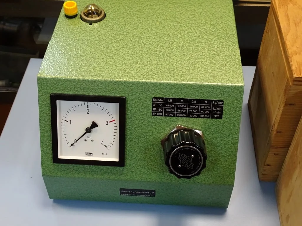Пневматичен мотор шпиндел за шлайф SFJ-JP130-3 precision grinding spindle ф80 — снимка 9