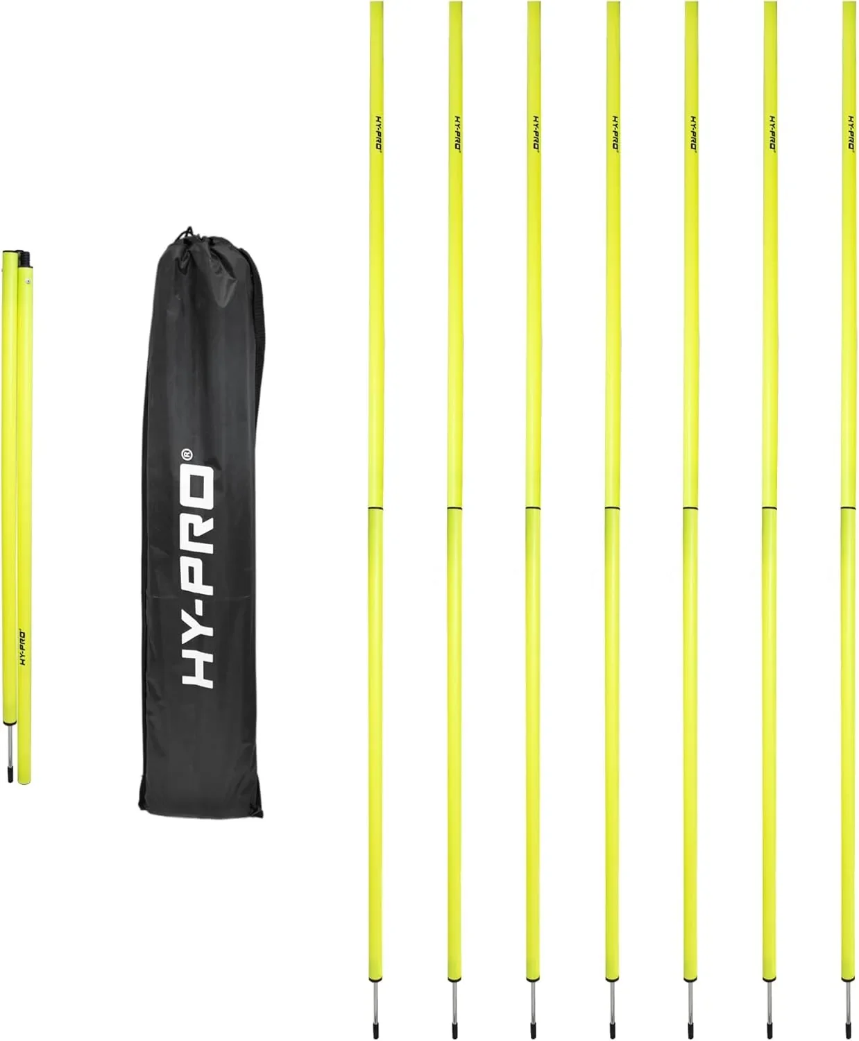 Hy-Pro Agility тренировъчна щека – сгъваема, 8 броя с шип и чанта за носене