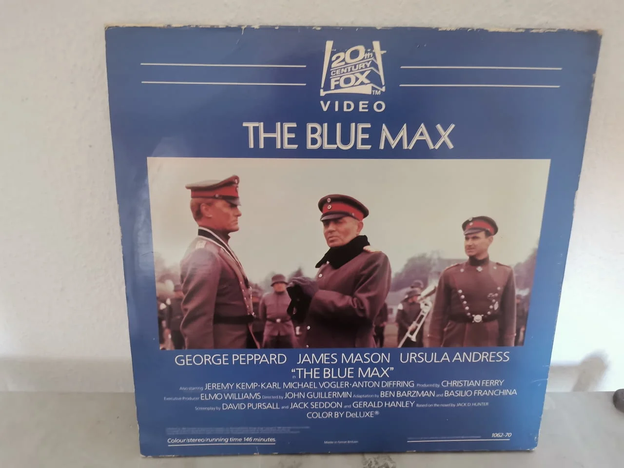 THE BLUE MAX Laserdisc LD — снимка 4
