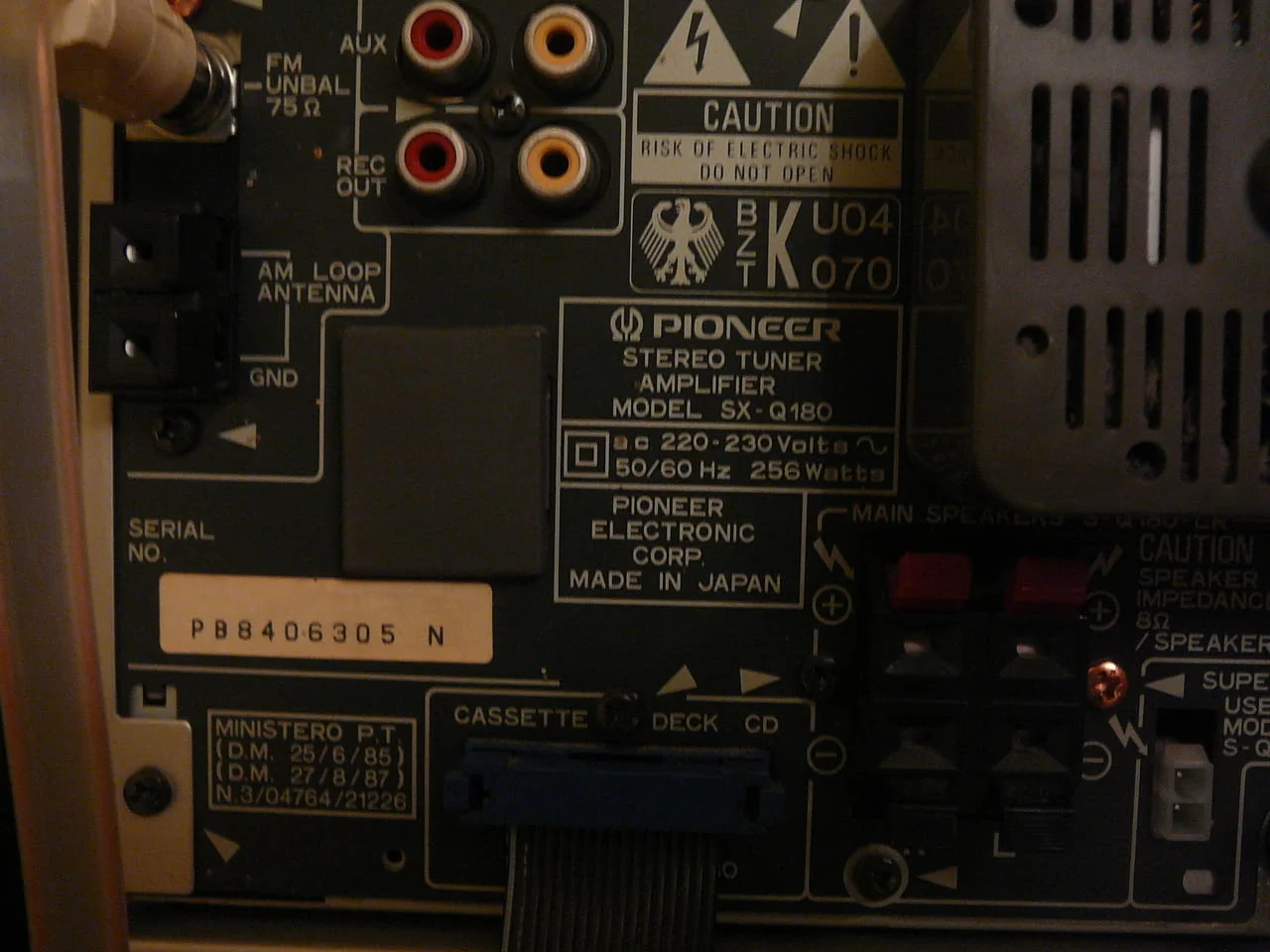 Pioneer sx-q180 — снимка 10