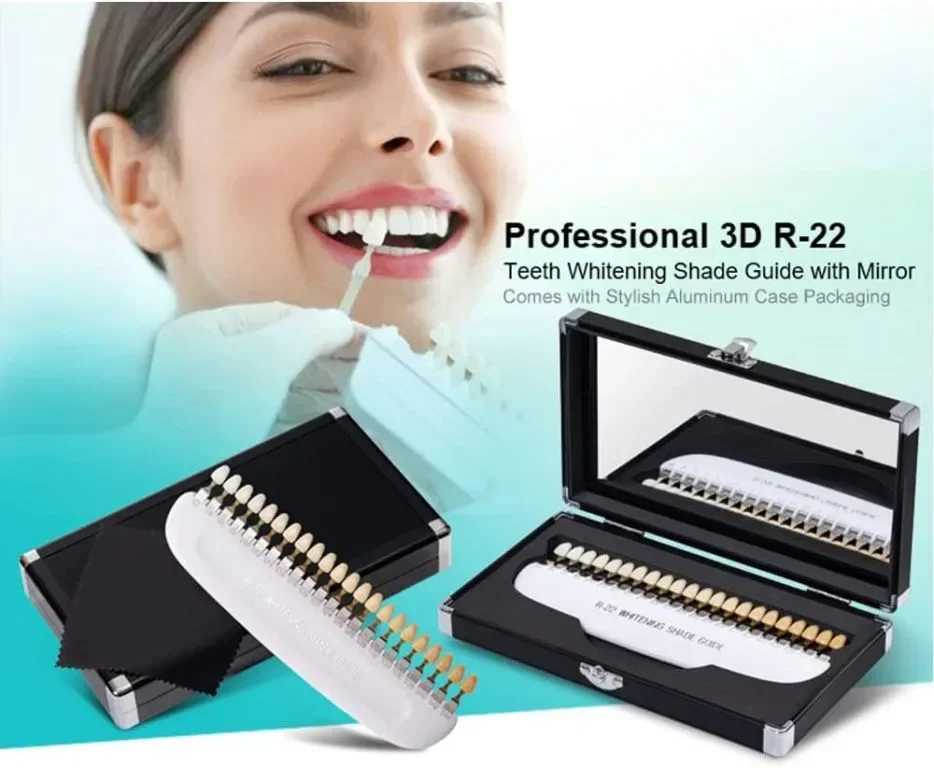 R-22 Clinic Beauty Salon 3D Ръководство за нюанси за избелване на зъби за професионална употреба — снимка 5