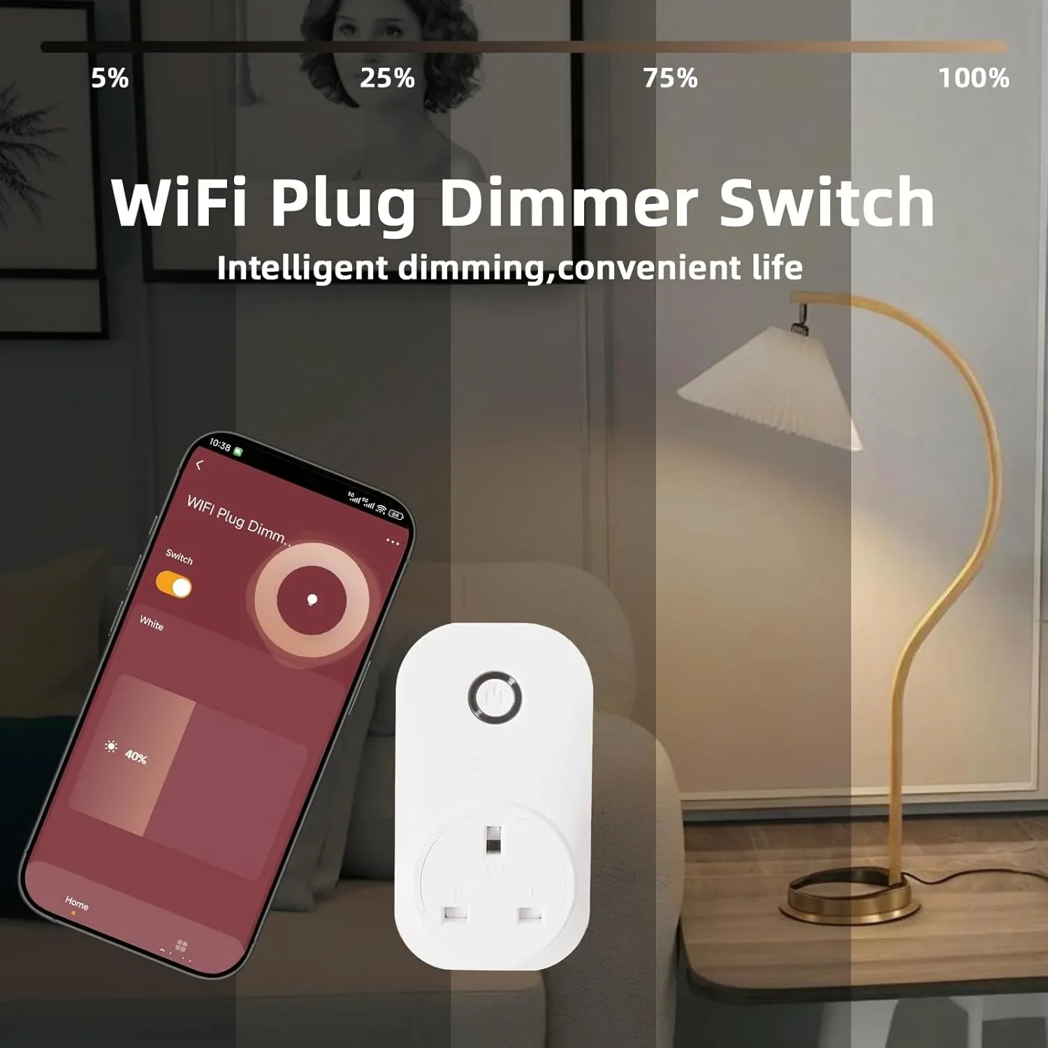 Смарт димер контакт WiFi, Tuya Smart Life, Alexa, Google Home, за LED и халогенни лампи — снимка 7