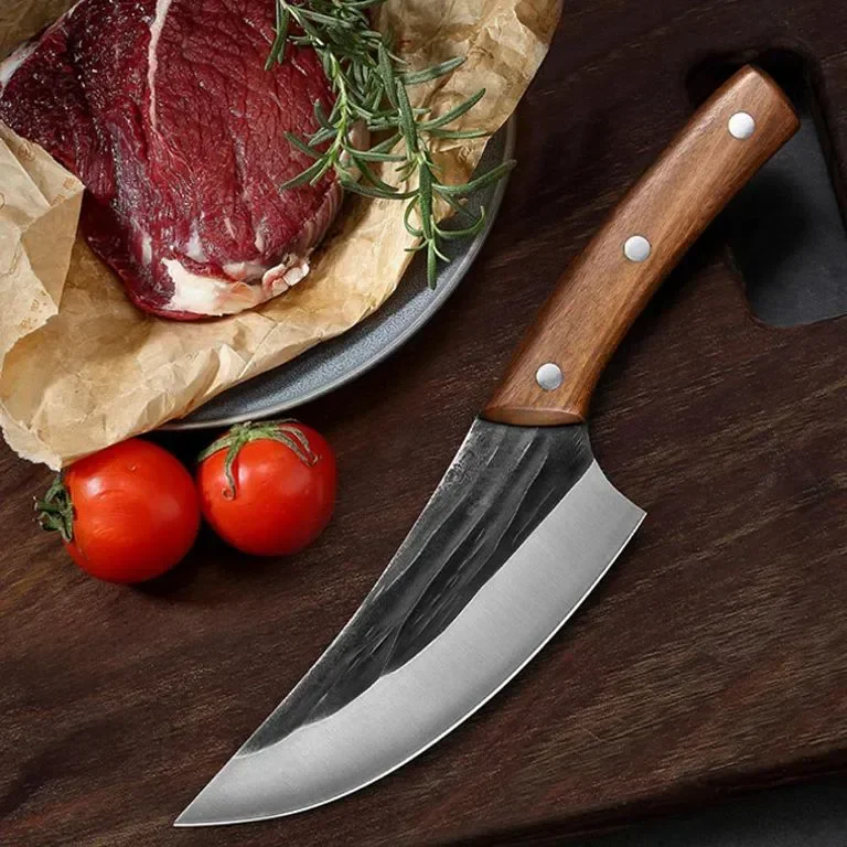Fubinaty Chef's Knife 6-инчов кухненски нож Ръчно изработен кован нож за обезкостяване — снимка 5