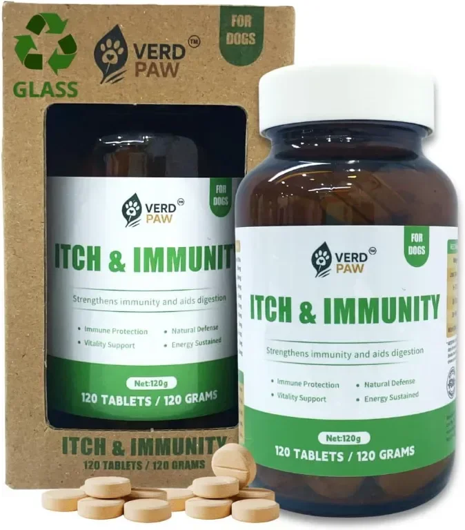 Таблетки за кучета VERD PAW Itch & Immunity - 120 таблетки / 120 грама