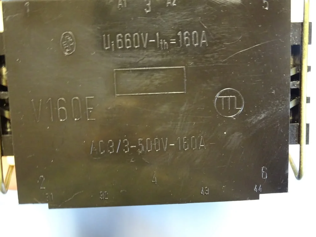 Контактор въздушен V160E air contactor AC3/3 160A 500V — снимка 6