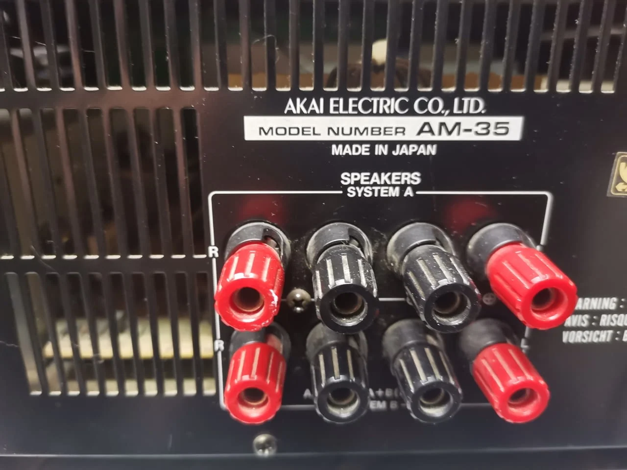 Akai AM-35 Stereo Integrated Amplifier — снимка 8
