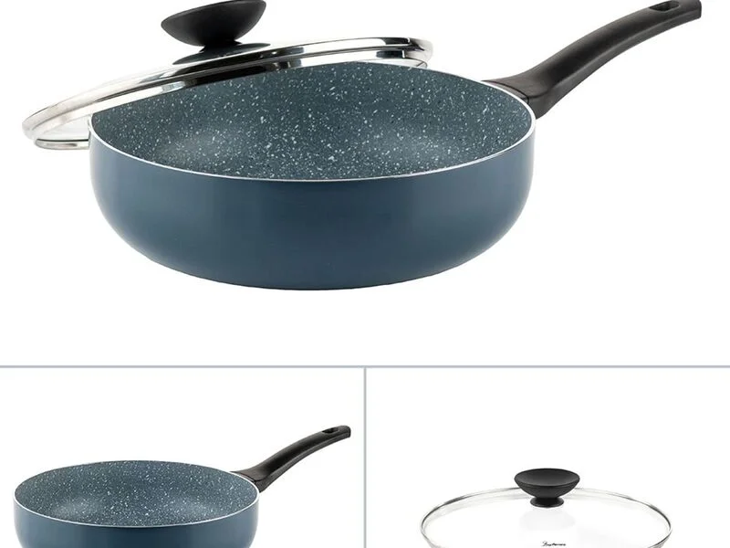 Тиган дълбок с капак Luigi Ferrero Prima FR-2634L 26x7.5cm, 3.4L — снимка 2