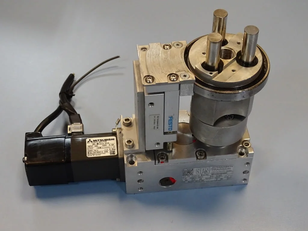 Ротационен модул SPN , Mitsubishi HC-MFS13-S13, Festo SLT-10-30-A-CC-SA