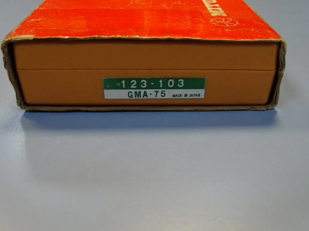 Дисков микрометър Mitutoyo 123-103 (GMA-75) 50-75mm disk micrometer — снимка 8