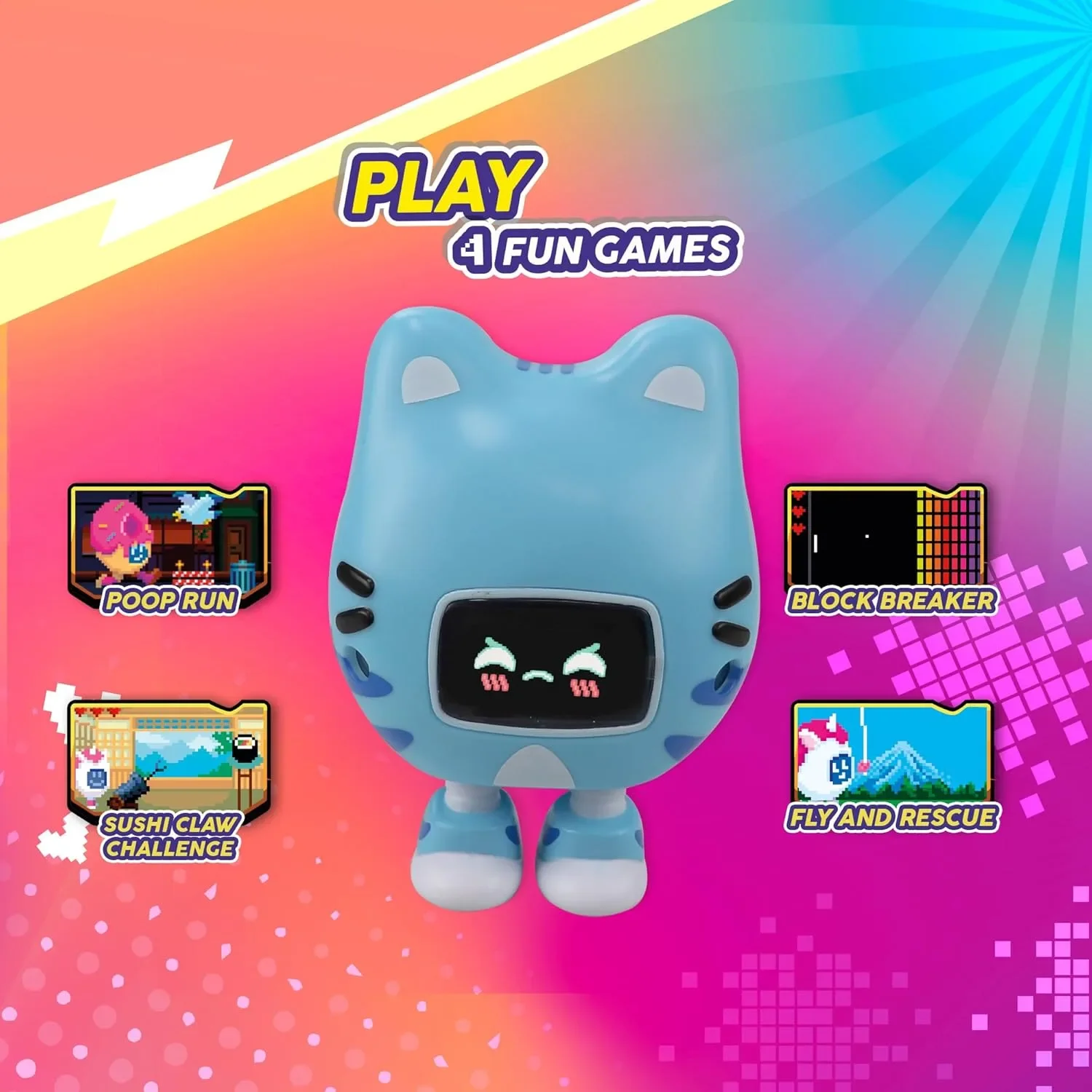BEEP BOOP Miao Miao – интерактивна ръчна електронна играчка за домашен любимец (5+ години) — снимка 3