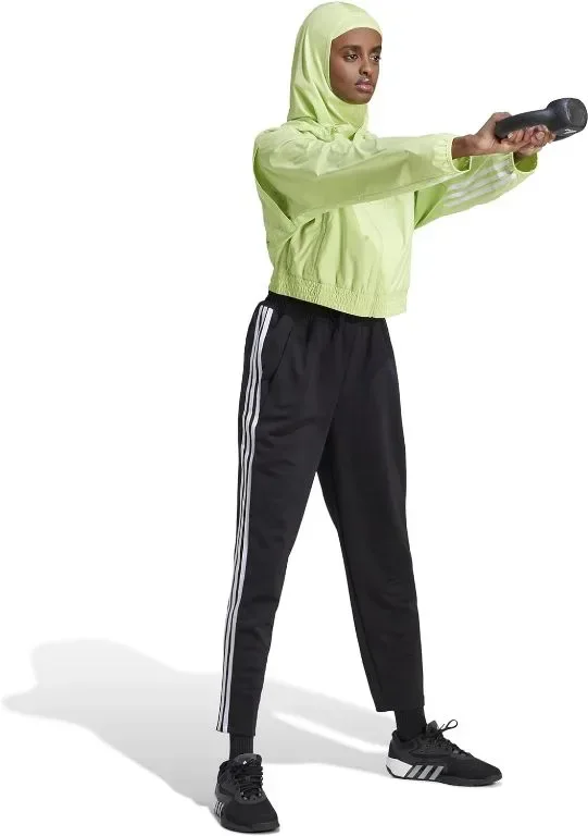 Дамски спортни панталони adidas Aeroready Train Essentials 3-Stripes, размера - M Tall — снимка 3