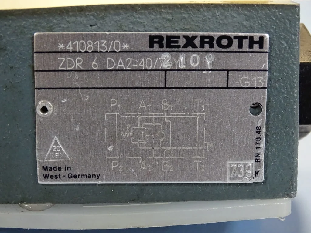 Регулатор на налягане Rexroth ZDR6DA2-40/210V pressure reducing valve — снимка 2