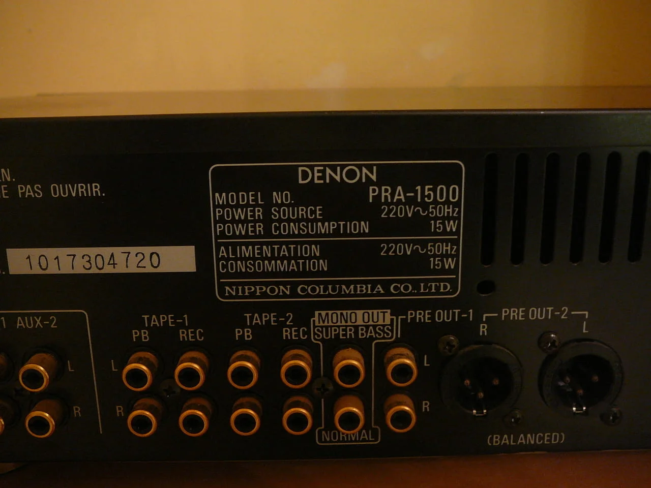 Denon pra 1500 — снимка 6