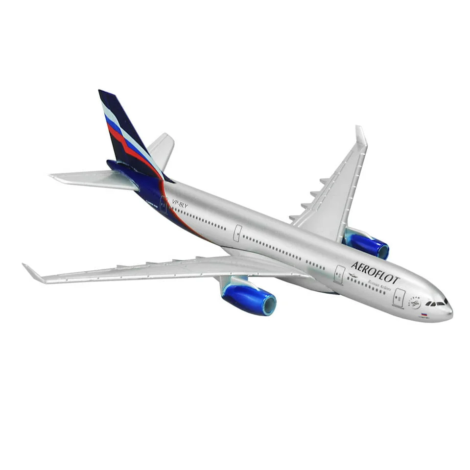 Еърбъс 330 самолет модел макет Аерофлот метален A330 Русия — снимка 5