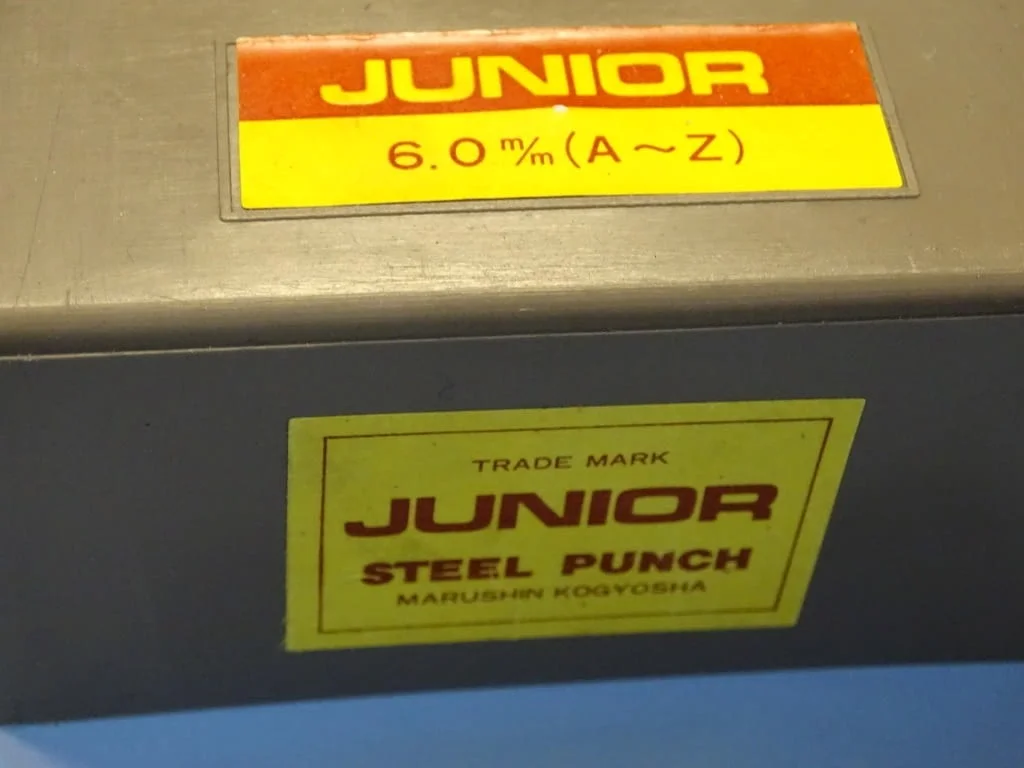 Комплект шлосерски букви-латиница Marushin Kogyosha (A-Z) 6 mm Junior Steel Punch — снимка 4