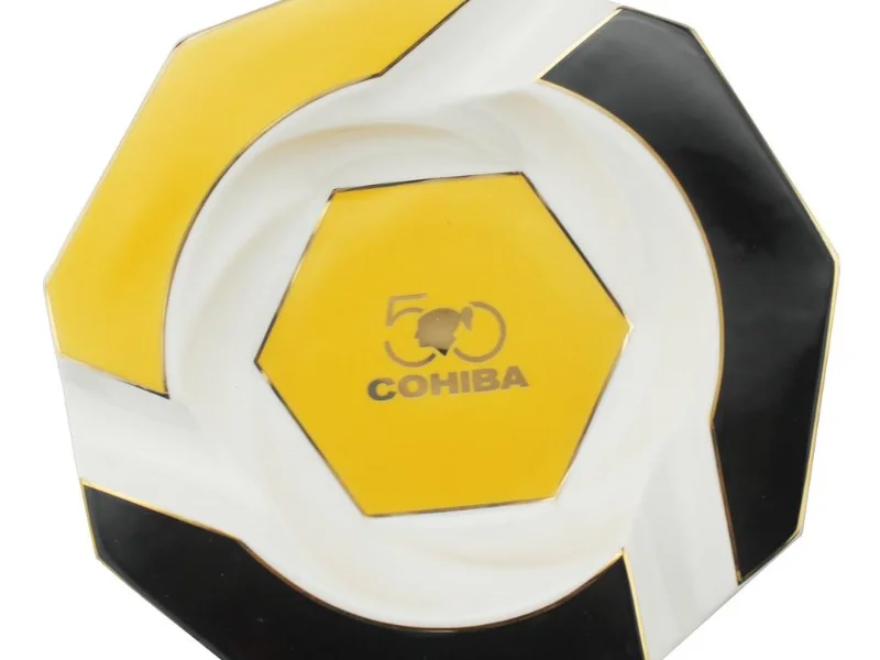 Cohiba пепелник за 3 пури – масивен, с кутия — снимка 4
