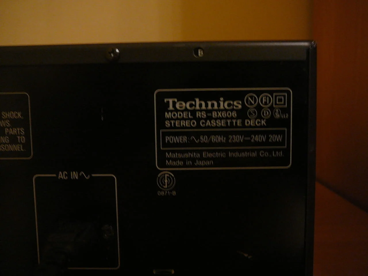Technics rs-bx606 — снимка 9