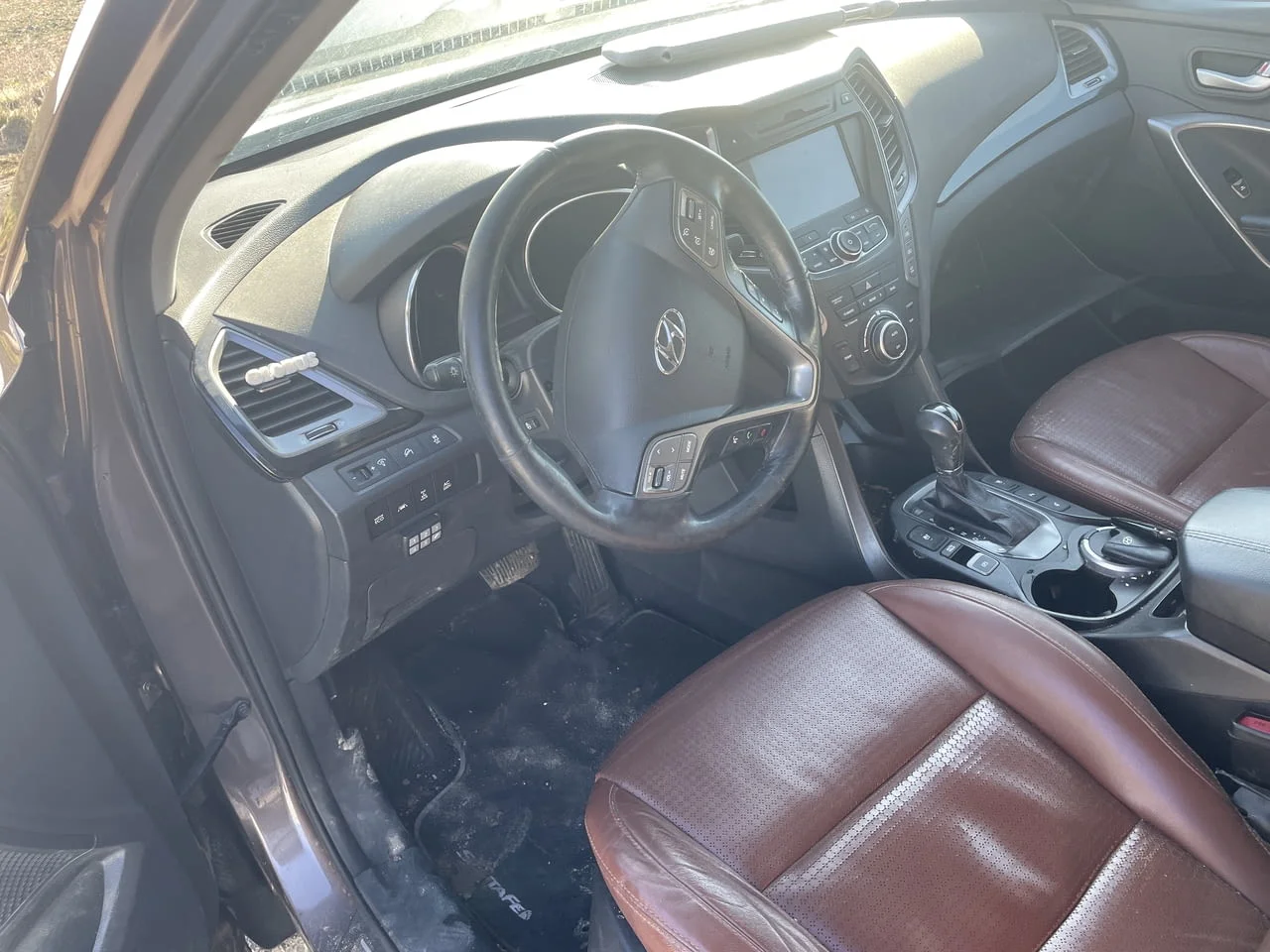 Hyundai Santa Fe 2.2 CRDI, 197 кс., автоматик, двигател D4HB, 7 местен, 152000 км., 2016г., Хюндай С — снимка 3