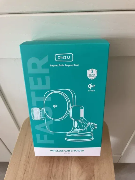 INIU Qi2 магнитно безжично зарядно за кола [15W, розово], RGB — снимка 8